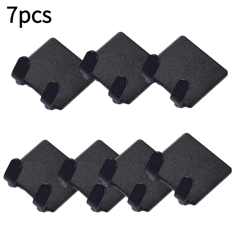 Adhesive Razor Holder Wall Mounted Bathroom For Shower Hook Rack Gillette Shaver Shaving Holder Black Plastic Hook