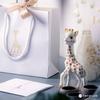 Sophie la Giraffa Sacchetto regalo sonaglio a forma di cuore con biglietto con messaggio Vulli giapponese Dentizione Può essere utilizzato da 0 anni e 3 1 anno Articoli per il primo bambino