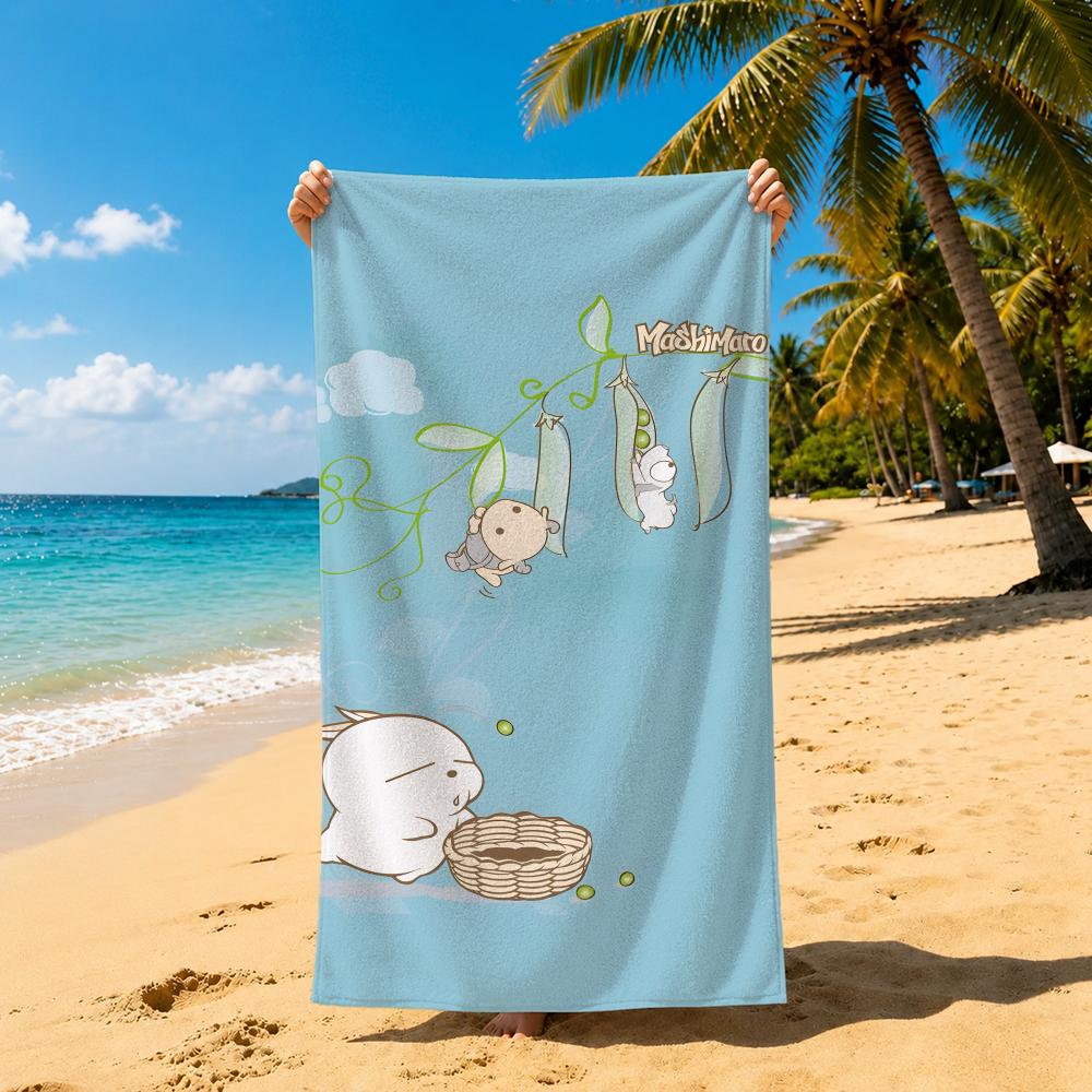 Character Mashimaro Towel Towel Soft Pool Gift For Travel Gym Shower Cool Camping Quick Dry Sports  Large Beach Towel