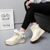 Women Warm Lined Boots High Top Shoes Winter Walking and Commuting Casual Outdoor Travel Seasonal Everyday Footwear Sizes 35-42