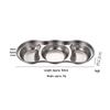 Stainless Steel Divided Dipping Dish