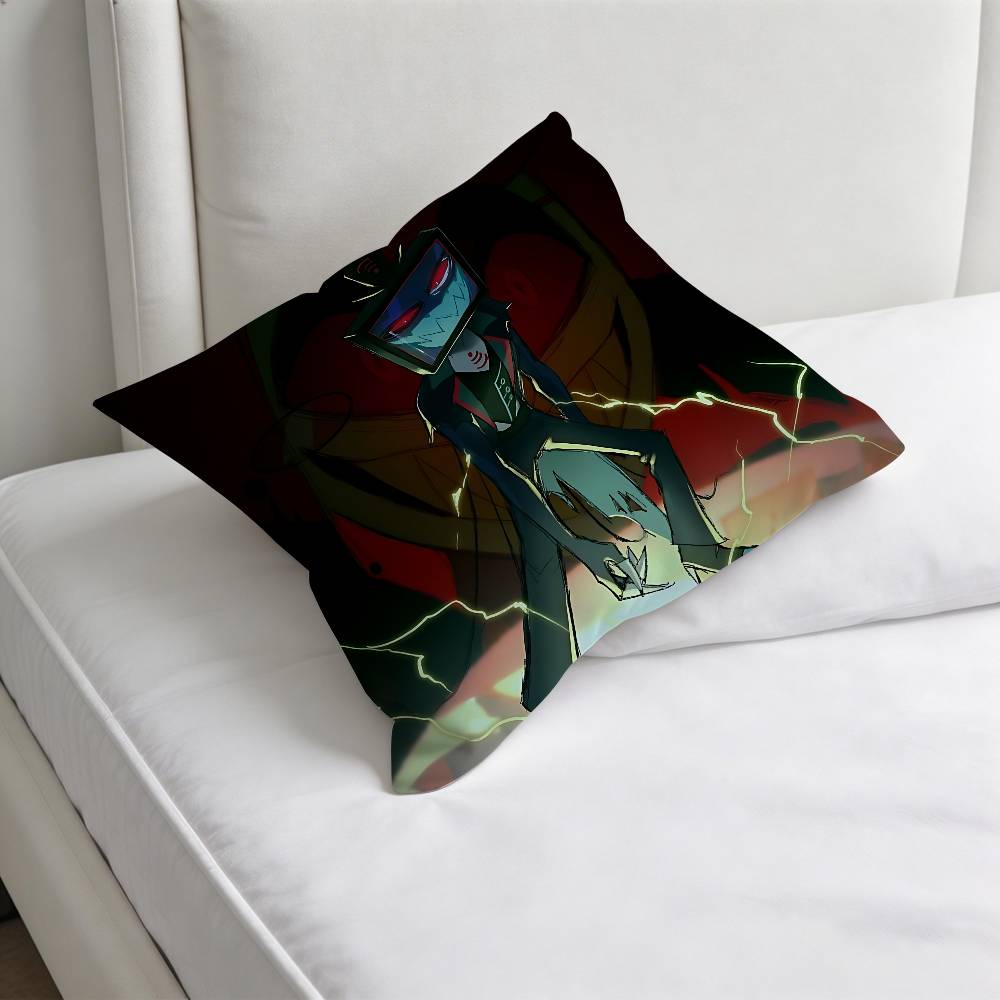VVOX TTrust US HHazbin Fashion Square Pillow Case Durable Throw Pillow Cover for Sofa Couch Chair
