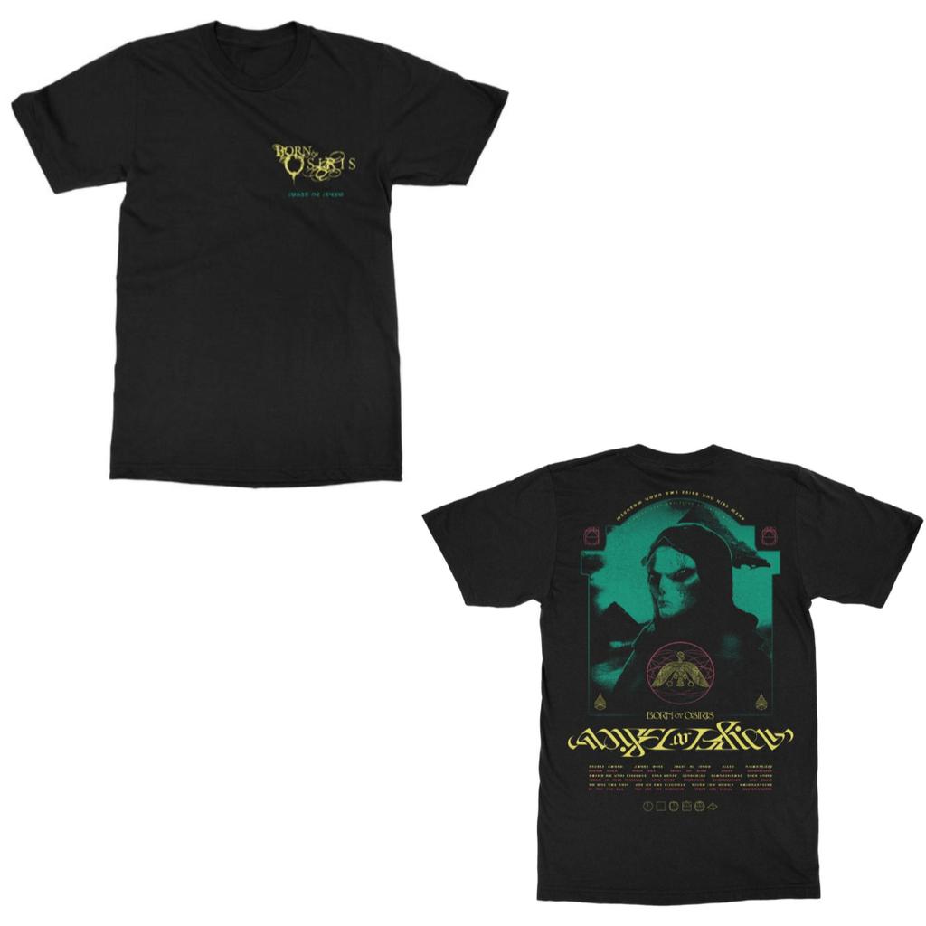 New BORN OF OSIRIS Band Graphic Cotton Tshirt Unisex Summer Short Sleeve Fashion Brand Tee Luxury Casual Vintage Retro Top