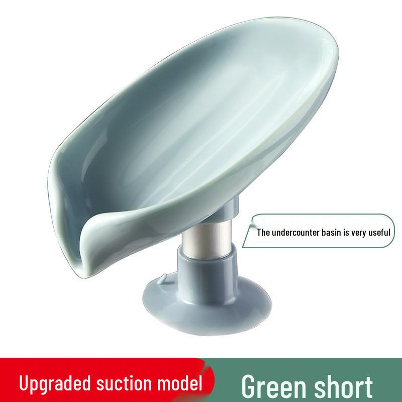 Suction Cup Wall-Mounted Soap Rack: Punch-Free, Creative Drain Design, No Water Accumulation, Home Storage Solution