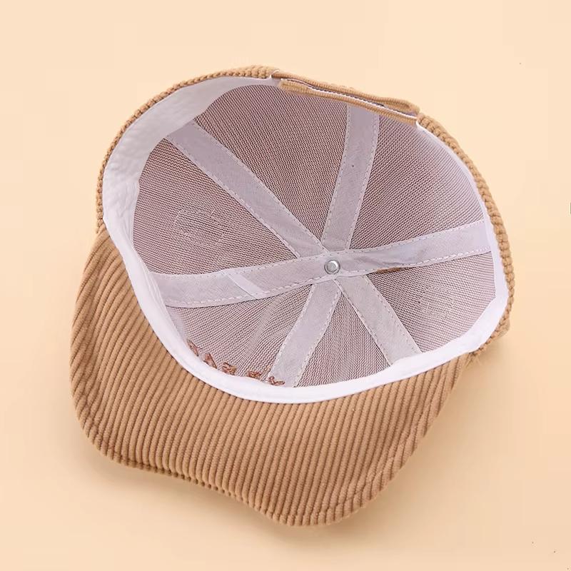 Baby Cartoon Bear Baby Hat With Ears Spring Autumn Soft Brim Infant Girl Boy Baseball Cap Cute Toddler Sunshade Peaked Caps