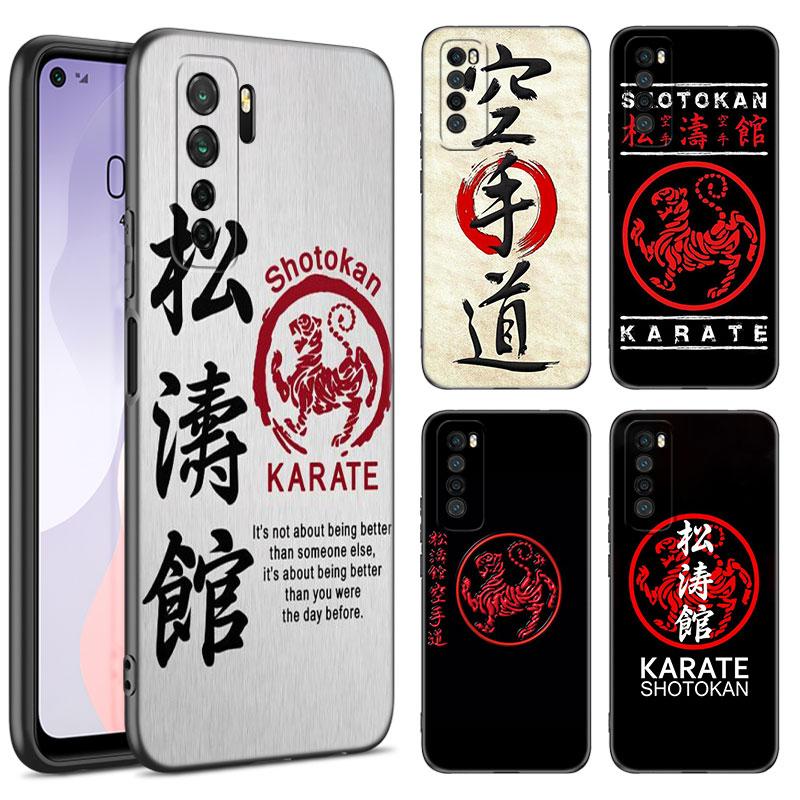 

Shotokan Karate Symbol Black Phone Case For Huawei Nova 11 12 Ultra 9 10 SE Pro 11E 11i 12i Y70 Plus Y60 Y61 Y71 Y72 Y90 Y91 Huawei Nova 10