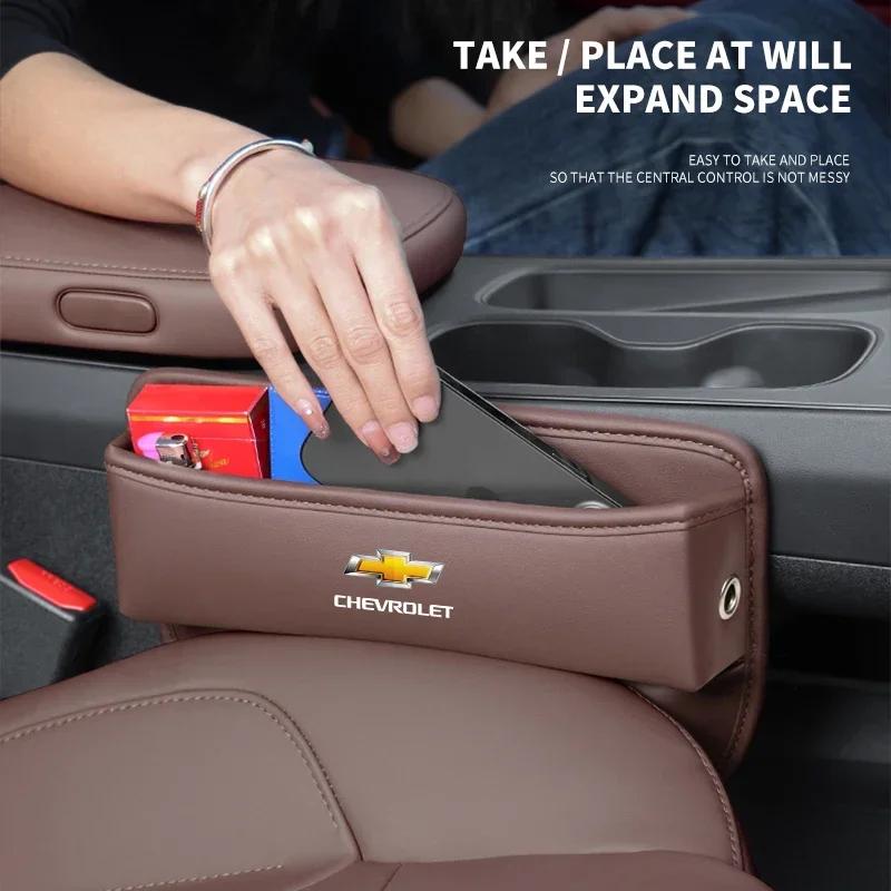 Multifunction Car Seat Gap Organizer Storage Box For Chevrolet Cruze Spark Captiva Suburban Camaro Malibu Silverad Accessories