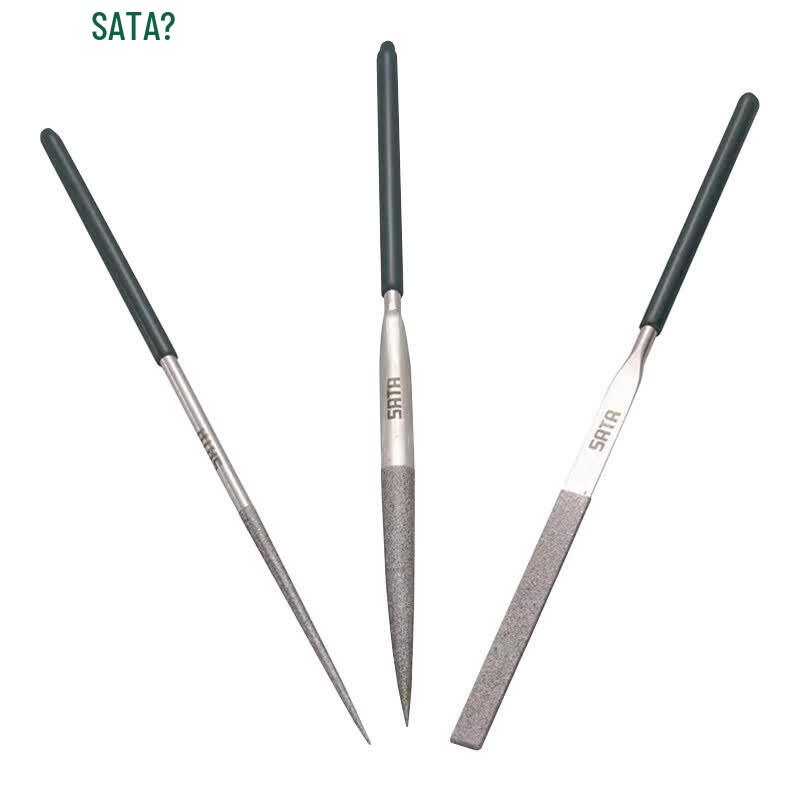 SATA 03860 Diamond Needle File Set 140mm