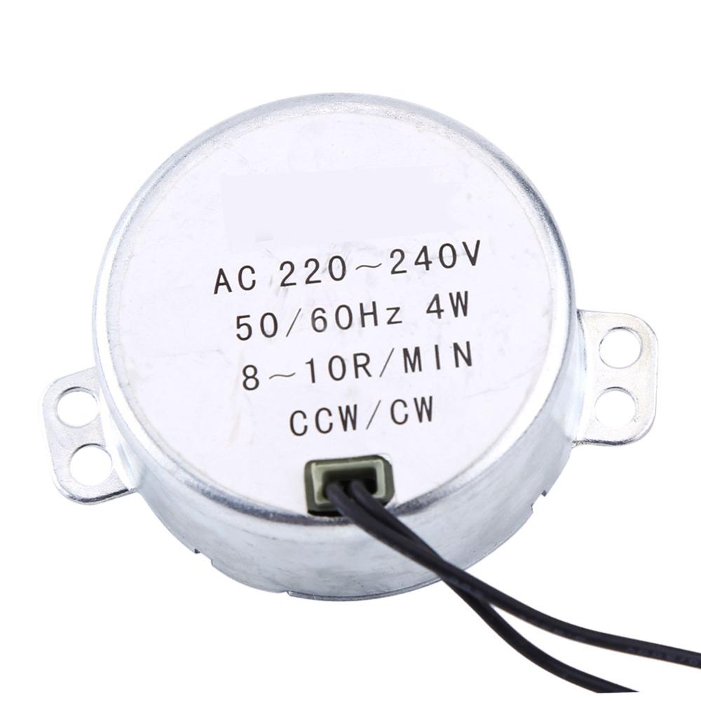 220-240V AC Turntable Synchronous Motor CW/CCW Rotation AC Synchronous Motor Home Appliance Use