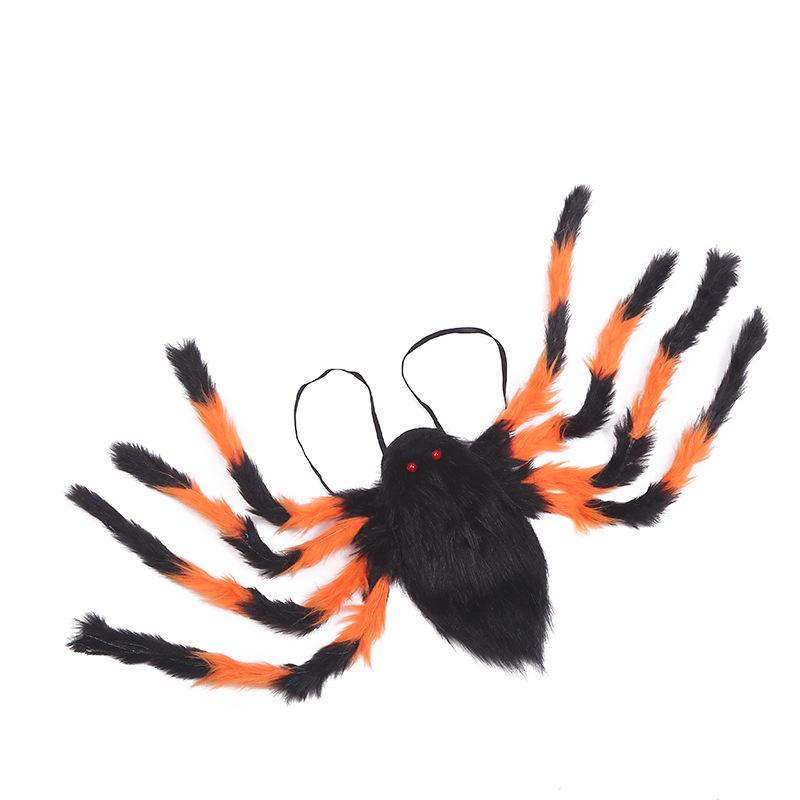 90/125CM Orrore Peluche Ragno Borsa Decorazione Halloween Caramelle Zaino Forma Ragno Grande Dolcetto o Scherzetto Halloween Oggetti di Scena Costume
