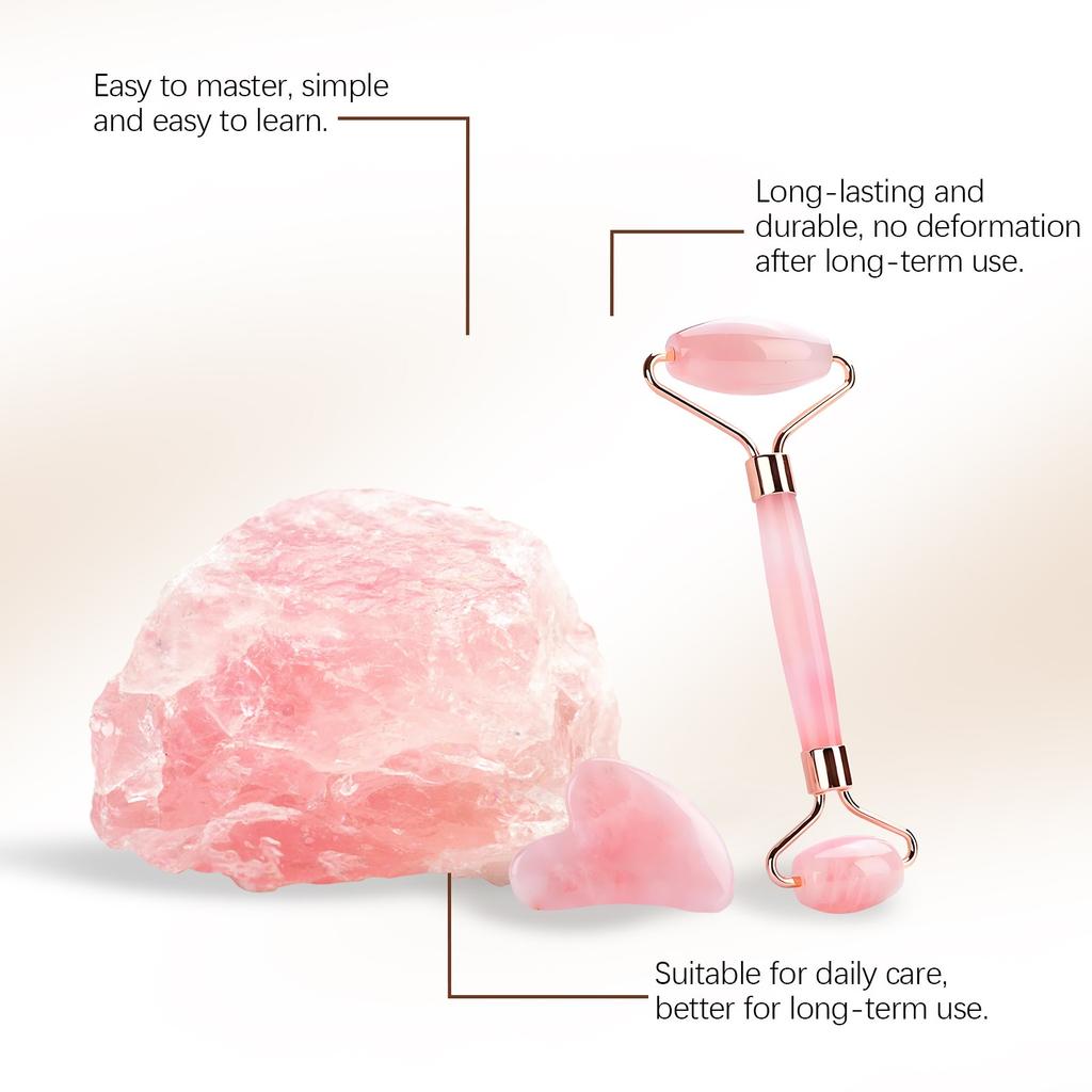 Powder Roller Massager Set Soothing Massage Skin Facial Firming Skin Care Massager