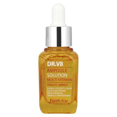 Perlmutter V8 Ampoule Solution Multivitamin, 1.01 Fl Oz (30 Ml)