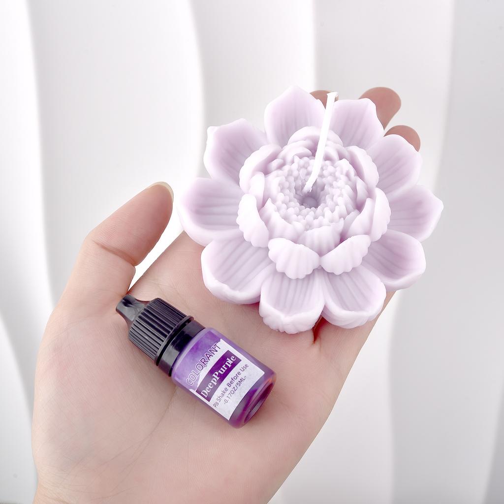 5 ml/butelka Pigment do świec woskowych Nietoksyczny pigment do świec sojowych Płynny barwnik Wosk sojowy DIY Barwniki do mydła Materiały do produkcji świec
