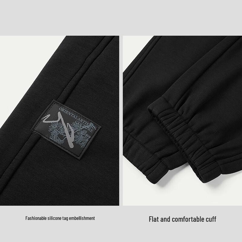 HLA Men's Winter Fleece-Lined Casual Pants