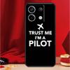Coque de téléphone Pilote d'avion Pour Xiaomi Redmi Note 13 Pro 12 10 9 8 11 Pro 12S 11S 10S 9S 10A 9C 10C 12C 13C