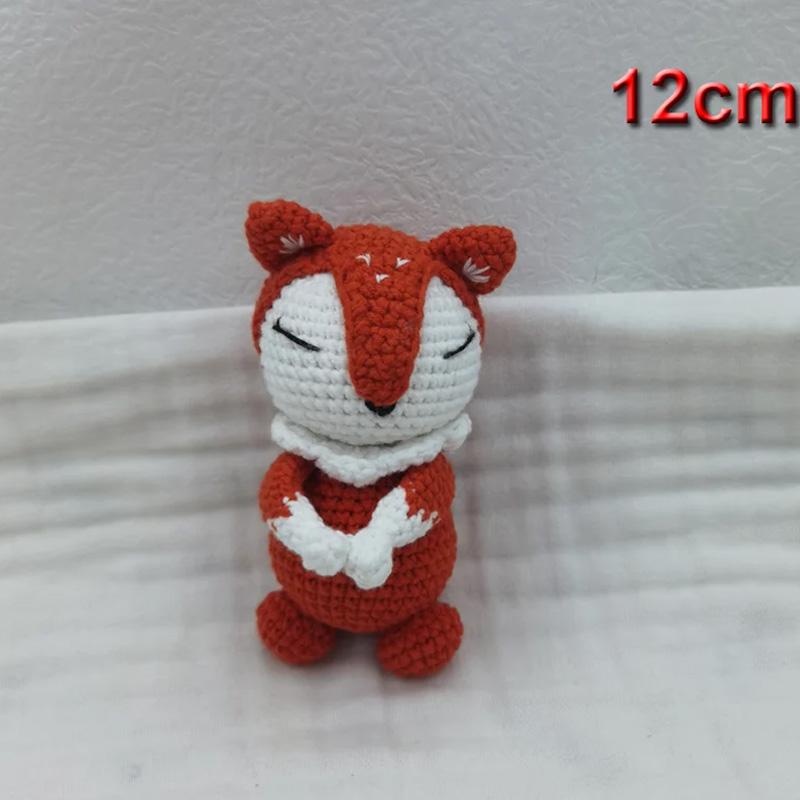 

Ручная работа Детская комната Декор Мягкая плюшевая игрушка Животное Амигуруми Поделки Детские подарки Мягкая лиса Корова Ягненок День рождения Спящие куклы