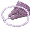 Women's Buddhist Prayer Beads, Kyoto Style, Fujiun Stone, Silk Tassel, Suitable for All Sects, Informal Funerals, Buddhist Altar Accessories, Product