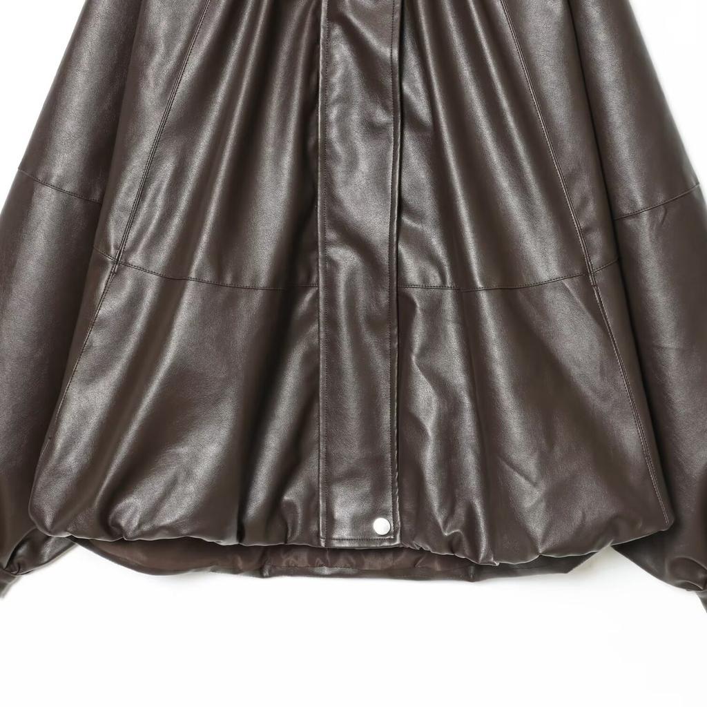 Außenhandel Herbst Neu Europäischer und Amerikanischer Stil Damenbekleidung Lässig Locker Lokomotive Lederjacke Design Langärmelige Jacke Jacke
