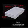 Transparent PP Plastic Fishing Tackle Storage Box