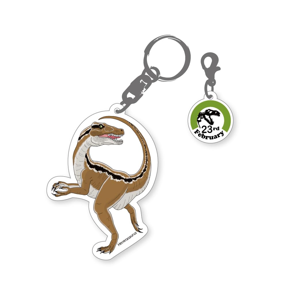 [Sun Contents] 366 Days Paleontology Keychain February 23rd Herrerasaurus Acrylic