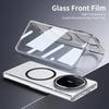 HD Transparent Magnetic Case For Huawei Mate X3 X5 X6 XT Foldable Crystal Clear Cover With Clear Tempered Glass Screen Protector