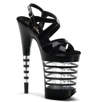 Nachtclub Hentian High Kristallschuhe Sommer Mode Damenschuhe 20cm Super High Heel Sandalen Bankett Performance Schuhe