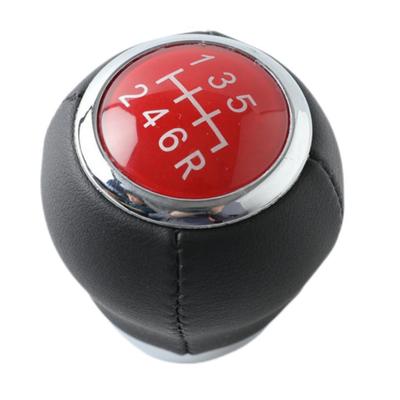 For SUBARU LEGACY OUTBACK FORESTER IMPREZA STI WRX 2009-2018 Car Maunial Leather Gear Stick Shifter Lever Shift Knob Handball