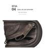 Retro British Style Men's Pigskin Leather Casual Shoes
