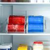 Transparent Refrigerator Organizer, Beverage Can Dispenser, and Beverage Rack - Suitable for Refrigerators