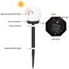 Solar Powered LED Bulb Lamp Energy Light Waterproof Outdoor Garden Light Street Solar Panel Ball Lights Lawn Yard Lamp