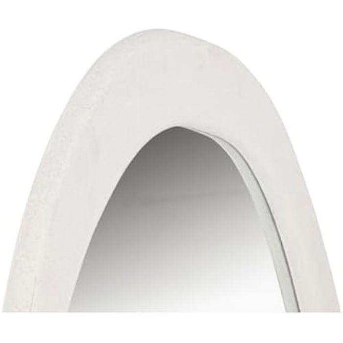 Miroir Mural - HOME ESPRIT - Moderne - Blanc - 120 x 70 cm - Décoration Intérieure