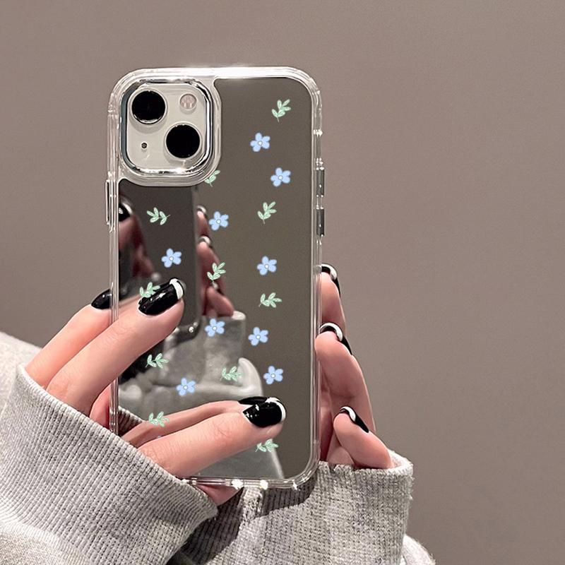 Etui na telefony komórkowe iPhone 11 13 XR 15 Pro Max 12 14 Pro Max Etui iPhone 16 XS Max Lustrzane etui ochronne Lustro Wykwintna kreskówka Wodoodporna