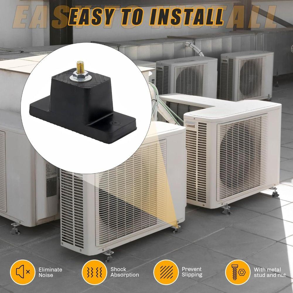 Rubber Air Conditioner Bracket Cushion Universal Vibration Isolator Anti-Vibration Isolator Pads