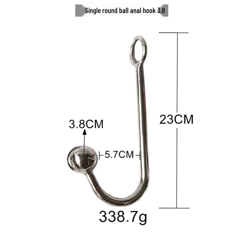 Adjustable Load-Bearing Anal Hook for BDSM Play