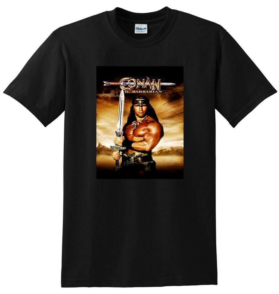 

Футболка унисекс с постером DVD Bluray «Конан-варвар» 1982 года