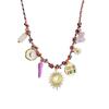 Conjunto de Pulsera y Collar Estilo Océano con Conchas y Estrellas Marinas de Acero Inoxidable