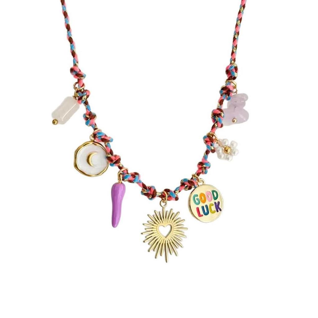 Conjunto de Pulsera y Collar Estilo Océano con Conchas y Estrellas Marinas de Acero Inoxidable