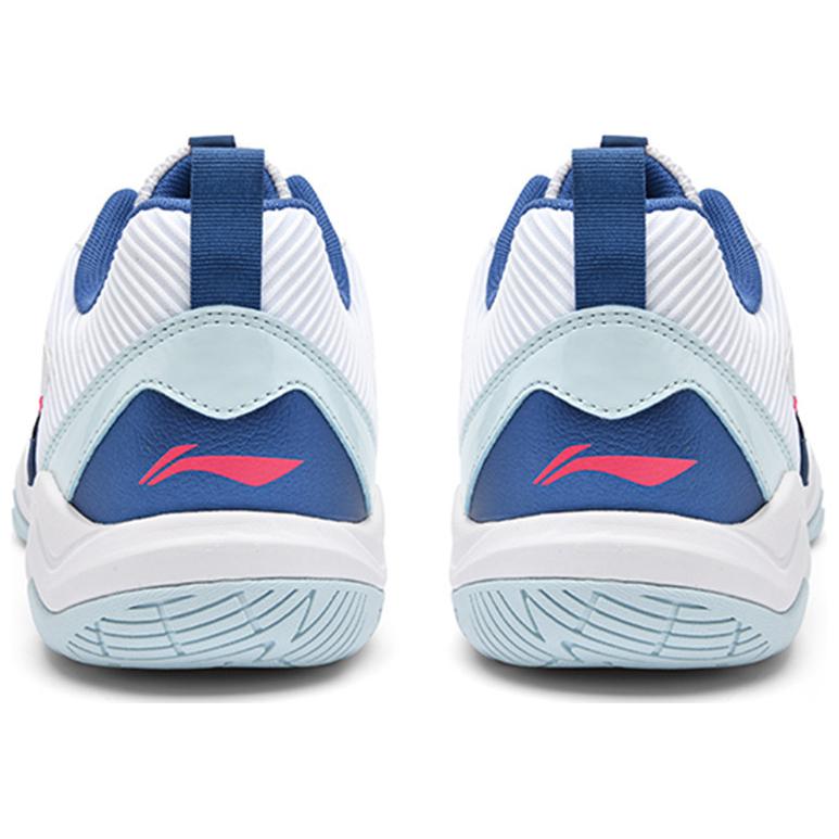 Li Ning Speed Series Featherlight Comfortable Shock Absorbing Durable Low Top Badminton Shoes Unisex Shoes White Blue AYTU023-6