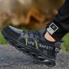 Labor Insurance Shoes Men's Anti-smashing and Anti-piercing Flying Weaving Lightweight and Comfortable Work Protection Summer Safety Shoes