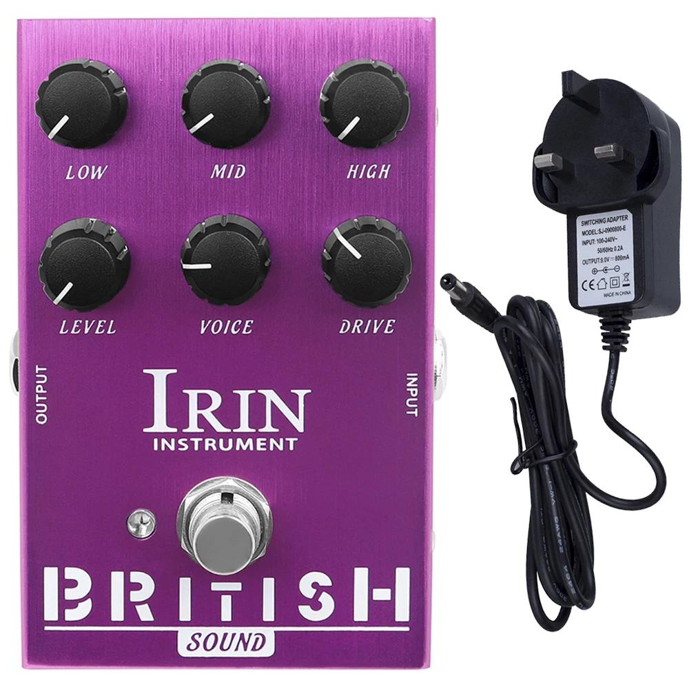 IRIN AN-31 Guitar Pedal British Sound Rock Amp Simulator Effect Brit-Rock Era BluesBreaker Overdrive Guitar Pedal with Adapter