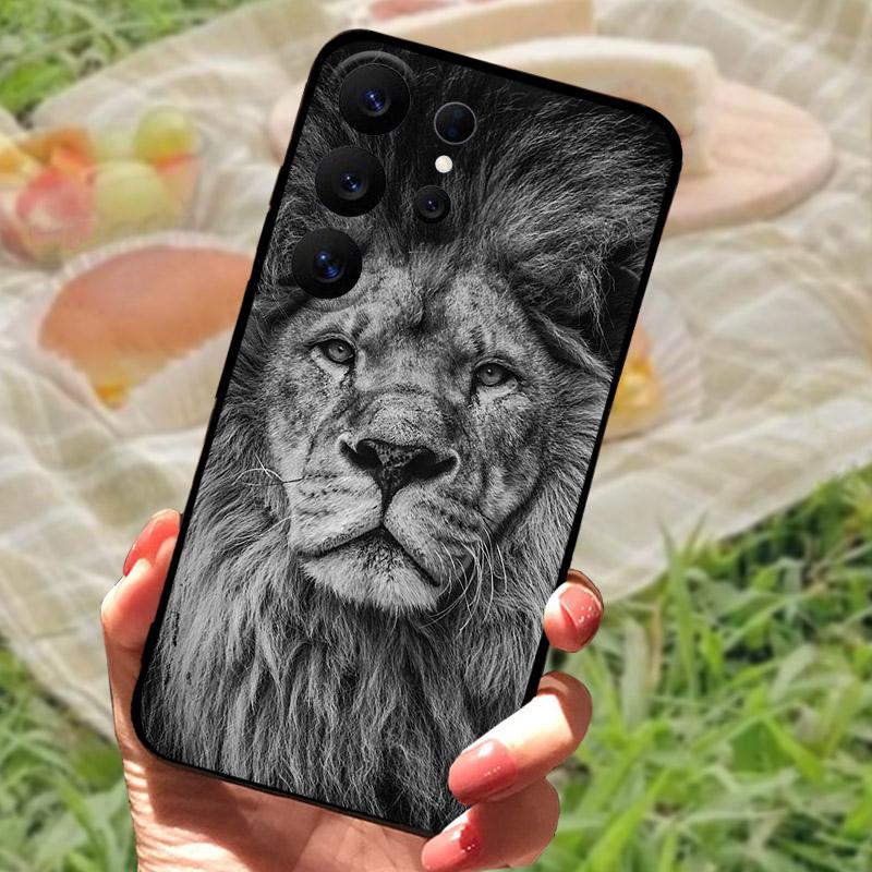 Phone Case For Samsung Galaxy S26 Ultra S26 Plus S26+ Cool Wolf Lion Soft Silicone Back Cover For Samsung S26 S26Ultra Fundas