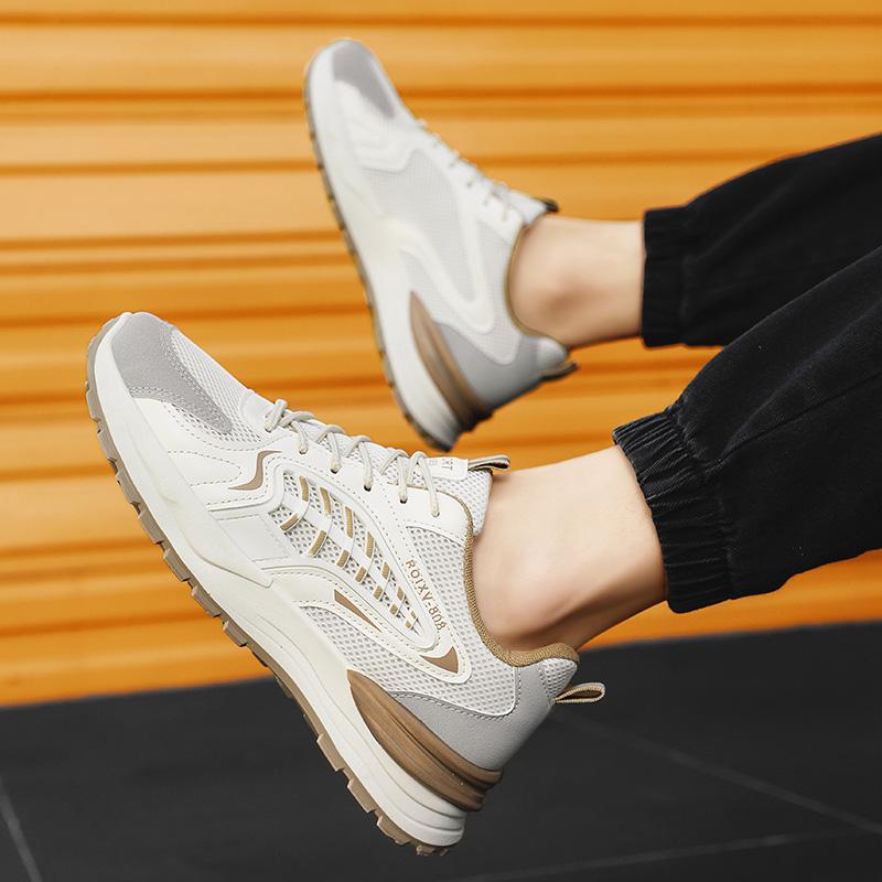 Spring Autumn Shoes Sneakers Lightweight Rebound Anti Slip Durable Running Shoes Comfortable Breathable Hiking Shoes