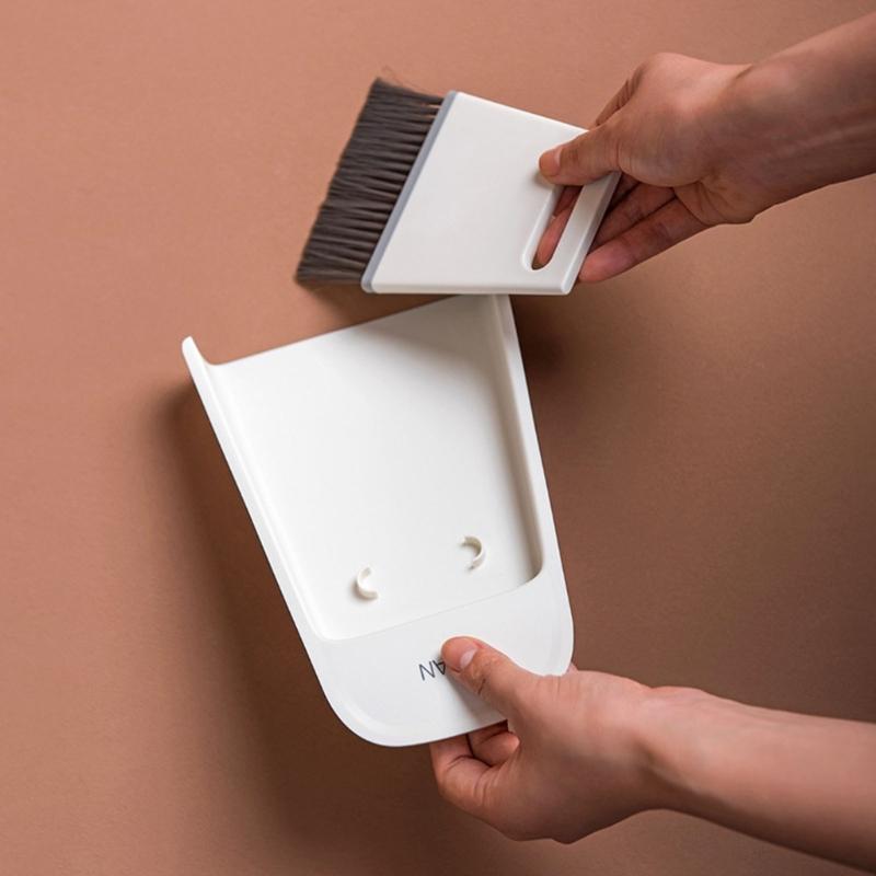 Dense Brush Dustpan Combination Modifiable Brush Space Saving Design Permanent PRESENTATION Substance For Wet Tidying