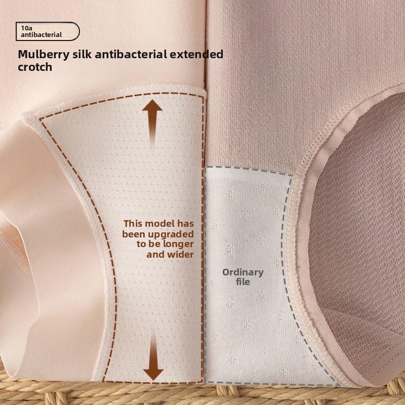 Women's Summer Thin New Lace Cotton Grade 10A Anti Bacterial Crotch Flat Angle Underwear