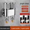 All-Copper Dual-Control Water Angle Valve Set for Toilets