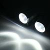 2Pcs 30W U2 Motorcycle LED Fog Lights Waterproof Metal Motorbike Driving Headlight High/Low Beam With Switch