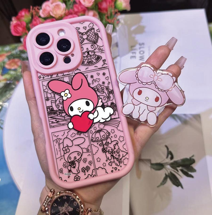 Sanrio Airbag Holder KT for iPhone 13/16PM Case iPhone 13 Pro Max