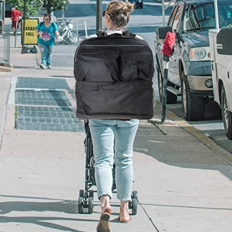 Torba do przechowywania wózków dziecięcych z tkaniny Oxford Łatwa w montażu i demontażu Organizer na co dzień i w podróży