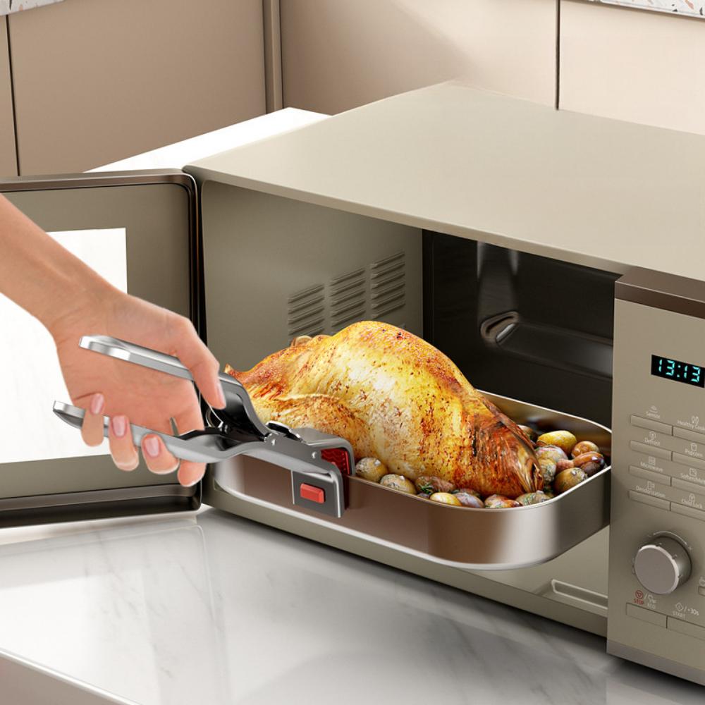 Stainless Steel Anti-scalding Clip, Kitchen Bowl Clip, Steamer Clip, Plate Anti-scalding Clip, Oven Dish Clip, Dish Clip, Cooking Pliers