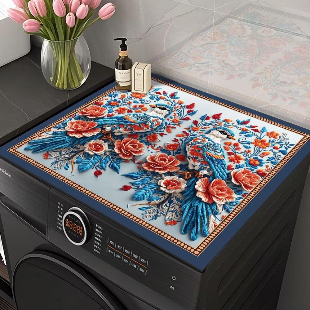 Diatomaceous earth floor mat, washing machine and refrigerator cover, absorbent sun protection mat, all-purpose cover